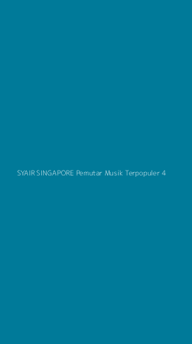 Tampilan Antarmuka Aplikasi Syair Singapore Pemutar Musik Terpopuler - 4