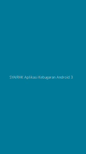 Tampilan Antarmuka Aplikasi Syairhk Aplikasi Kebugaran Android - 3