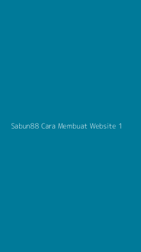 Tampilan Antarmuka Aplikasi Sabun88 Cara Membuat Website - 1