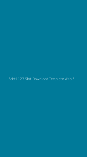 Tampilan Antarmuka Aplikasi Sakti 123 Slot Download Template Web - 3