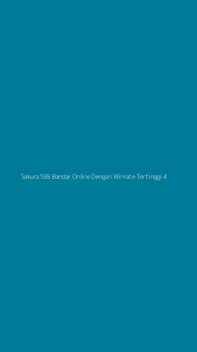 Tampilan Antarmuka Aplikasi Sakura188 Bandar Online Dengan Winrate Tertinggi - 4