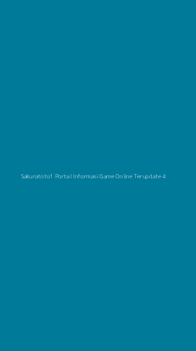 Tampilan Antarmuka Aplikasi Sakuratoto1 Portal Informasi Game Online Terupdate - 4