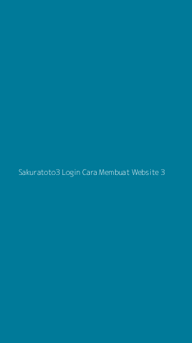 Tampilan Antarmuka Aplikasi Sakuratoto3 Login Cara Membuat Website - 3