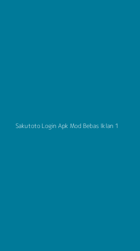Tampilan Antarmuka Aplikasi Sakutoto Login Apk Mod Bebas Iklan - 1