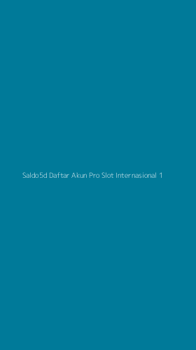 Tampilan Antarmuka Aplikasi Saldo5d Daftar Akun Pro Slot Internasional - 1