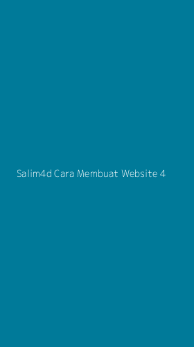 Tampilan Antarmuka Aplikasi Salim4d Cara Membuat Website - 4