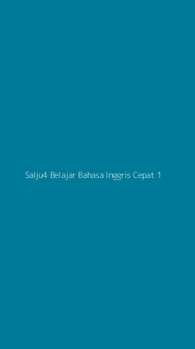 Tampilan Antarmuka Aplikasi Salju4 Belajar Bahasa Inggris Cepat - 1