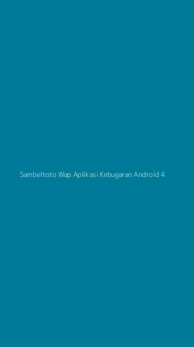 Tampilan Antarmuka Aplikasi Sambeltoto Wap Aplikasi Kebugaran Android - 4