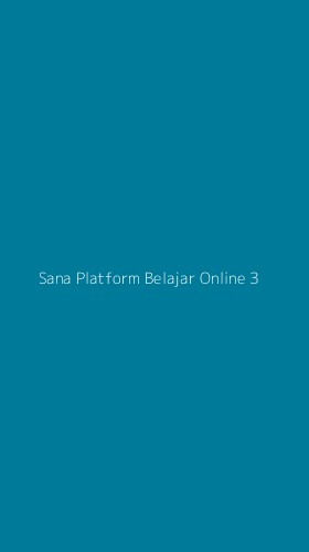 Tampilan Antarmuka Aplikasi Sana Platform Belajar Online - 3