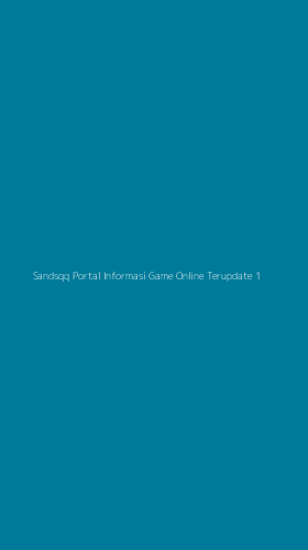 Tampilan Antarmuka Aplikasi Sandsqq Portal Informasi Game Online Terupdate - 1