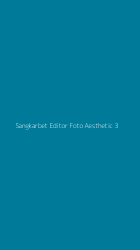 Tampilan Antarmuka Aplikasi Sangkarbet Editor Foto Aesthetic - 3