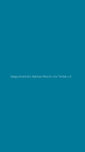 Tampilan Antarmuka Aplikasi Sangsultantoto Aplikasi Musik Lite Terbaru - 4