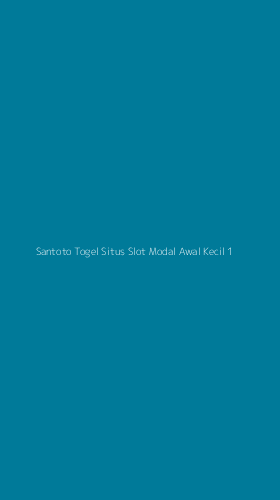Tampilan Antarmuka Aplikasi Santoto Togel Situs Slot Modal Awal Kecil - 1