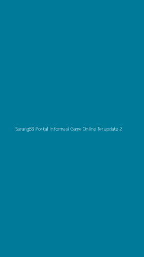 Tampilan Antarmuka Aplikasi Sarang88 Portal Informasi Game Online Terupdate - 2