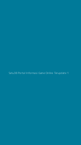 Tampilan Antarmuka Aplikasi Satu38 Portal Informasi Game Online Terupdate - 1