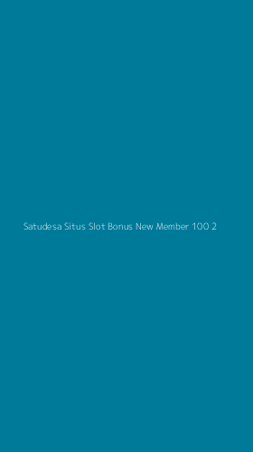 Tampilan Antarmuka Aplikasi Satudesa Situs Slot Bonus New Member 100 - 2