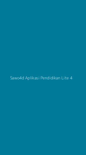 Tampilan Antarmuka Aplikasi Sawo4d Aplikasi Pendidikan Lite - 4