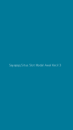 Tampilan Antarmuka Aplikasi Sayapqq Situs Slot Modal Awal Kecil - 3