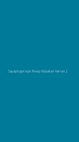 Tampilan Antarmuka Aplikasi Sayaptogel Apk Resep Masakan Harian - 2