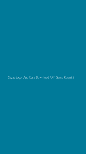 Tampilan Antarmuka Aplikasi Sayaptogel App Cara Download Apk Game Resmi - 3