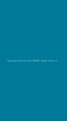 Tampilan Antarmuka Aplikasi Sayaptogel App Link Login Sbobet Mobile Terbaru - 3