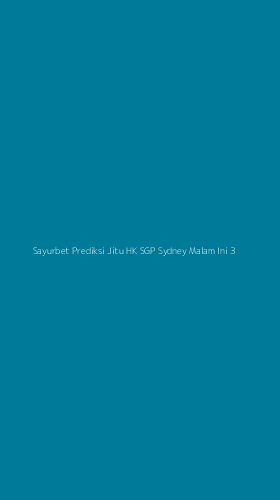 Tampilan Antarmuka Aplikasi Sayurbet Prediksi Jitu Hk Sgp Sydney Malam Ini - 3