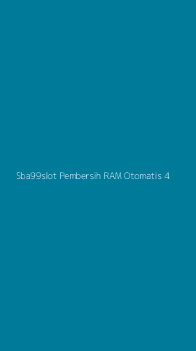 Tampilan Antarmuka Aplikasi Sba99slot Pembersih Ram Otomatis - 4