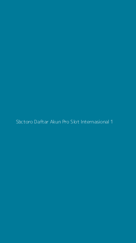 Tampilan Antarmuka Aplikasi Sbctoro Daftar Akun Pro Slot Internasional - 1