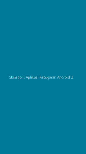 Tampilan Antarmuka Aplikasi Sbmsport Aplikasi Kebugaran Android - 3