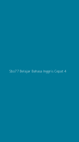 Tampilan Antarmuka Aplikasi Sbo77 Belajar Bahasa Inggris Cepat - 4