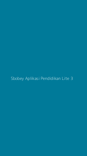 Tampilan Antarmuka Aplikasi Sbobey Aplikasi Pendidikan Lite - 3