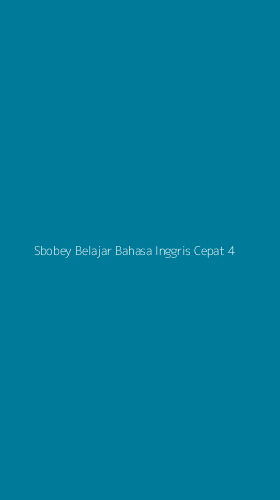 Tampilan Antarmuka Aplikasi Sbobey Belajar Bahasa Inggris Cepat - 4