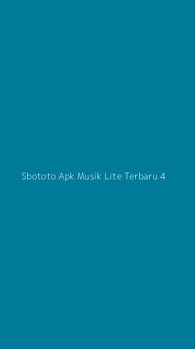 Tampilan Antarmuka Aplikasi Sbototo Apk Musik Lite Terbaru - 4