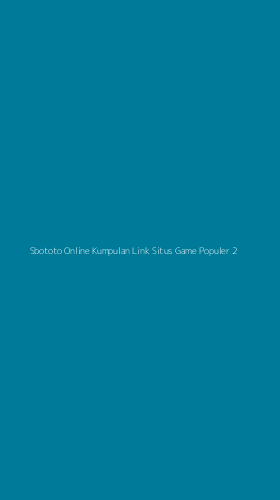 Tampilan Antarmuka Aplikasi Sbototo Online Kumpulan Link Situs Game Populer - 2