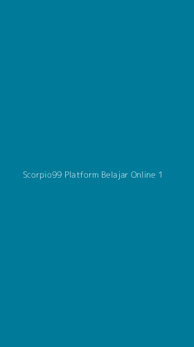 Tampilan Antarmuka Aplikasi Scorpio99 Platform Belajar Online - 1