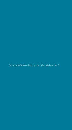 Tampilan Antarmuka Aplikasi Scorpio99 Prediksi Bola Jitu Malam Ini - 1