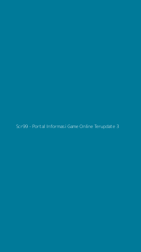 Tampilan Antarmuka Aplikasi Scr99 - Portal Informasi Game Online Terupdate - 3