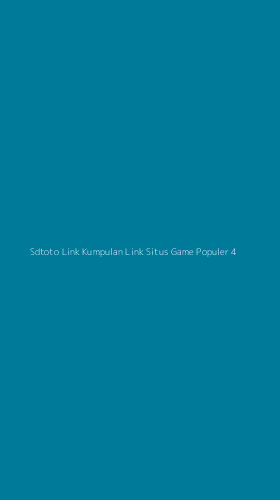 Tampilan Antarmuka Aplikasi Sdtoto Link Kumpulan Link Situs Game Populer - 4