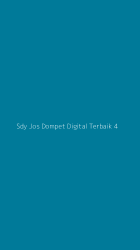 Tampilan Antarmuka Aplikasi Sdy Jos Dompet Digital Terbaik - 4