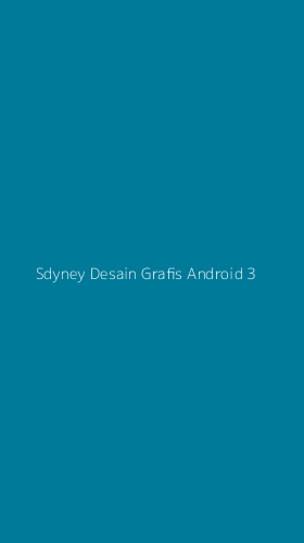 Tampilan Antarmuka Aplikasi Sdyney Desain Grafis Android - 3