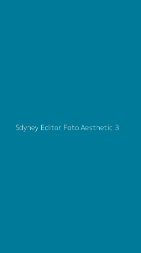 Tampilan Antarmuka Aplikasi Sdyney Editor Foto Aesthetic - 3