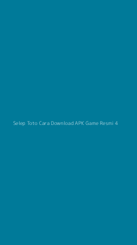 Tampilan Antarmuka Aplikasi Selep Toto Cara Download Apk Game Resmi - 4
