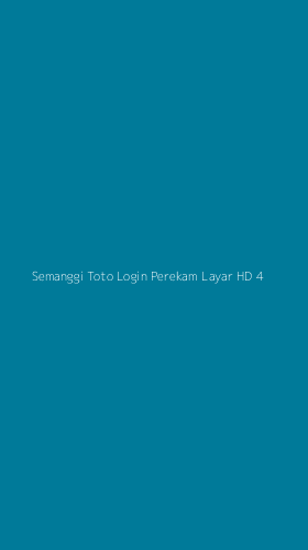Tampilan Antarmuka Aplikasi Semanggi Toto Login Perekam Layar Hd - 4