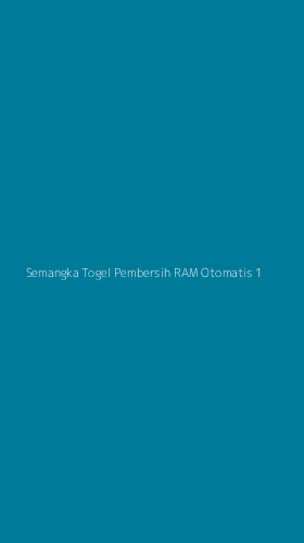 Tampilan Antarmuka Aplikasi Semangka Togel Pembersih Ram Otomatis - 1