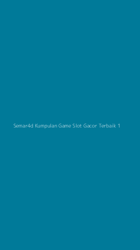Tampilan Antarmuka Aplikasi Semar4d Kumpulan Game Slot Gacor Terbaik - 1