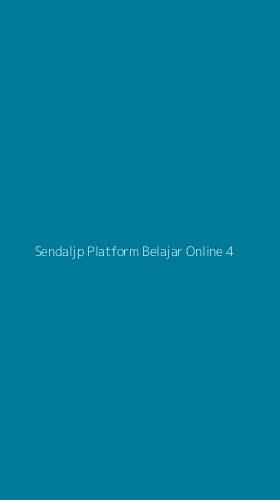 Tampilan Antarmuka Aplikasi Sendaljp Platform Belajar Online - 4