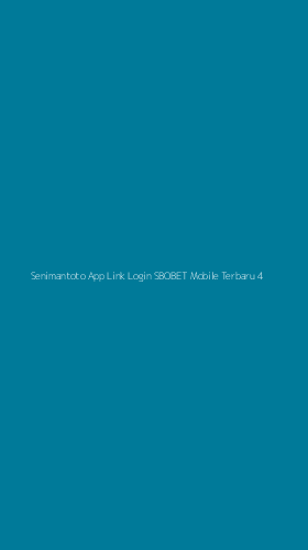 Tampilan Antarmuka Aplikasi Senimantoto App Link Login Sbobet Mobile Terbaru - 4