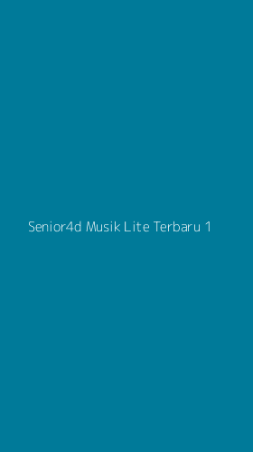 Tampilan Antarmuka Aplikasi Senior4d Musik Lite Terbaru - 1