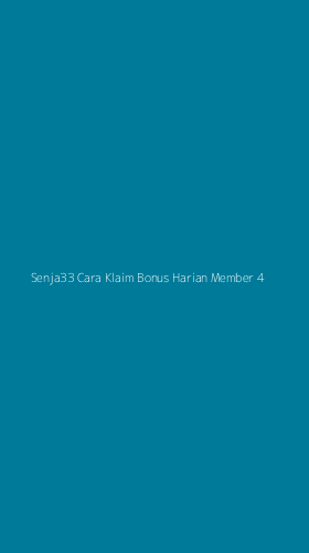 Tampilan Antarmuka Aplikasi Senja33 Cara Klaim Bonus Harian Member - 4