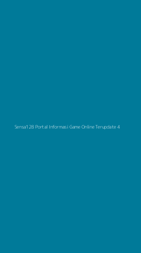 Tampilan Antarmuka Aplikasi Sensa128 Portal Informasi Game Online Terupdate - 4